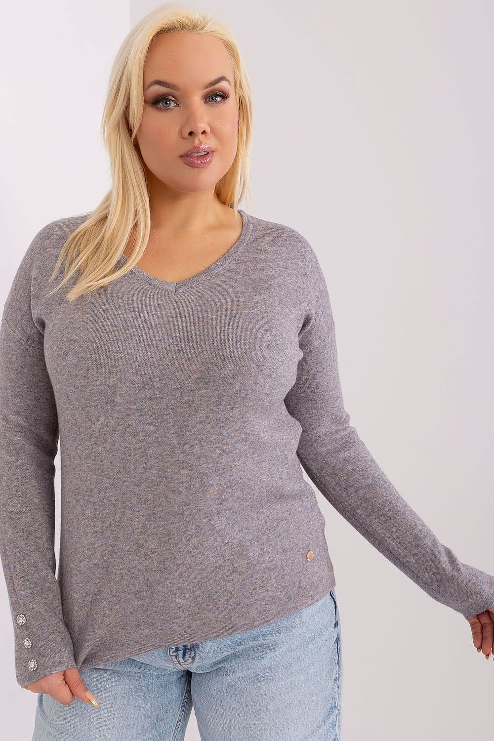 Pullover plus size Model 190091 Factory Price