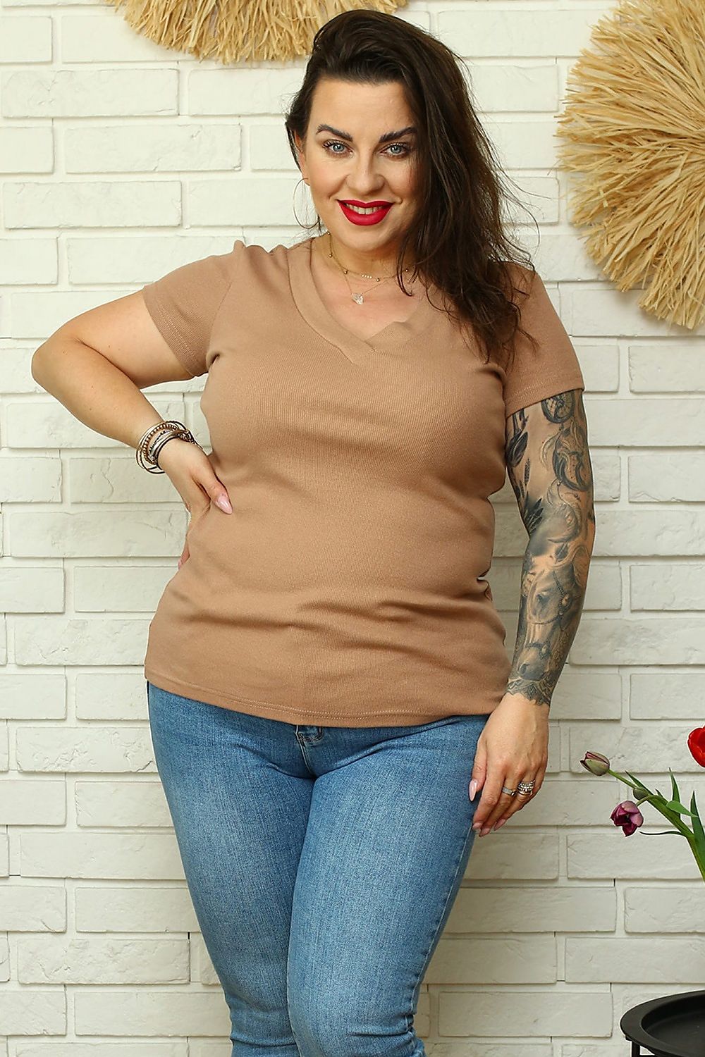 Plus-Size Bluse Model 182190 Karko