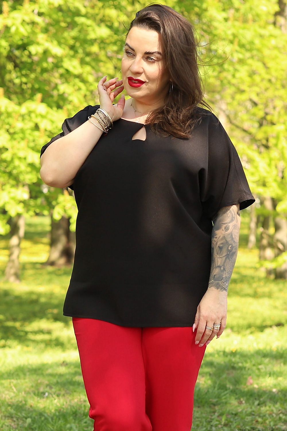 Plus-Size Bluse Model 169140 Karko