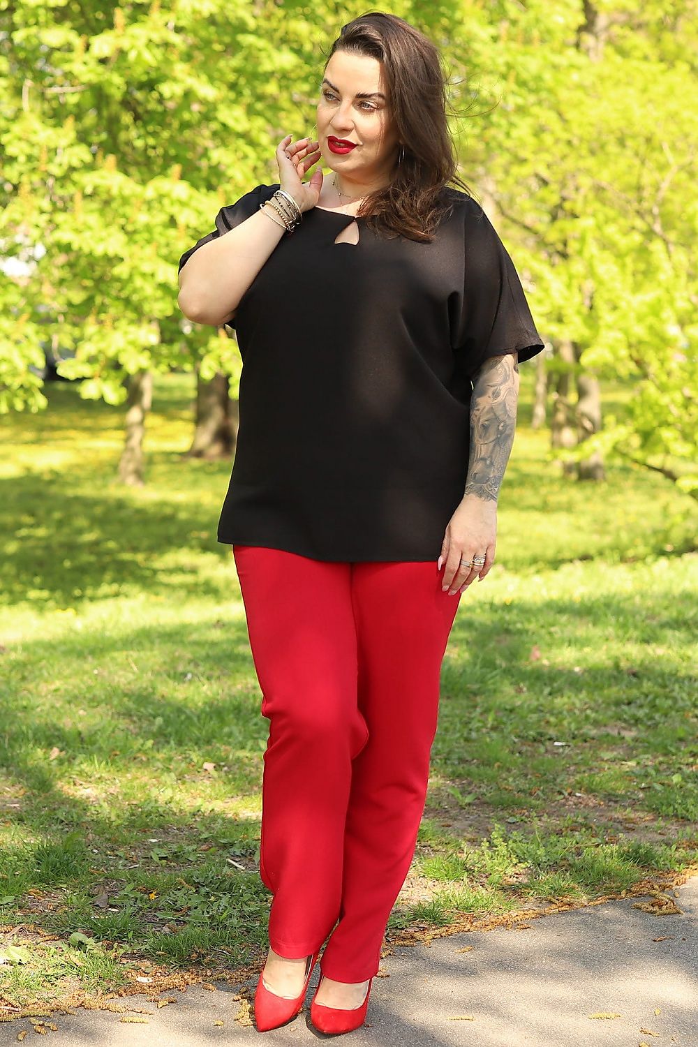 Plus-Size Bluse Model 169140 Karko