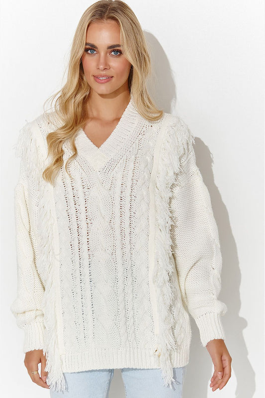 Pullover Model 184802 Makadamia